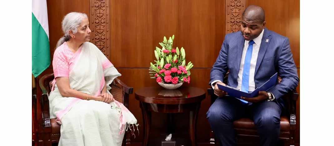 Union Minister for Finance and Corporate Affairs Nirmala Sitharaman Meets BVI Premier, Discusses Opportunities to Expand Financial Services Cooperation