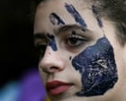 ‘Defend our men!’: fears for women’s rights in Latin America over plans to counter gender violence laws