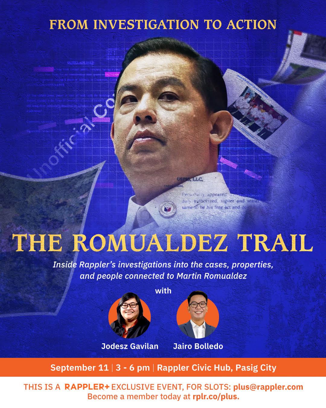 September 11 Rappler+ briefing to spotlight Martin Romualdez wealth investigation